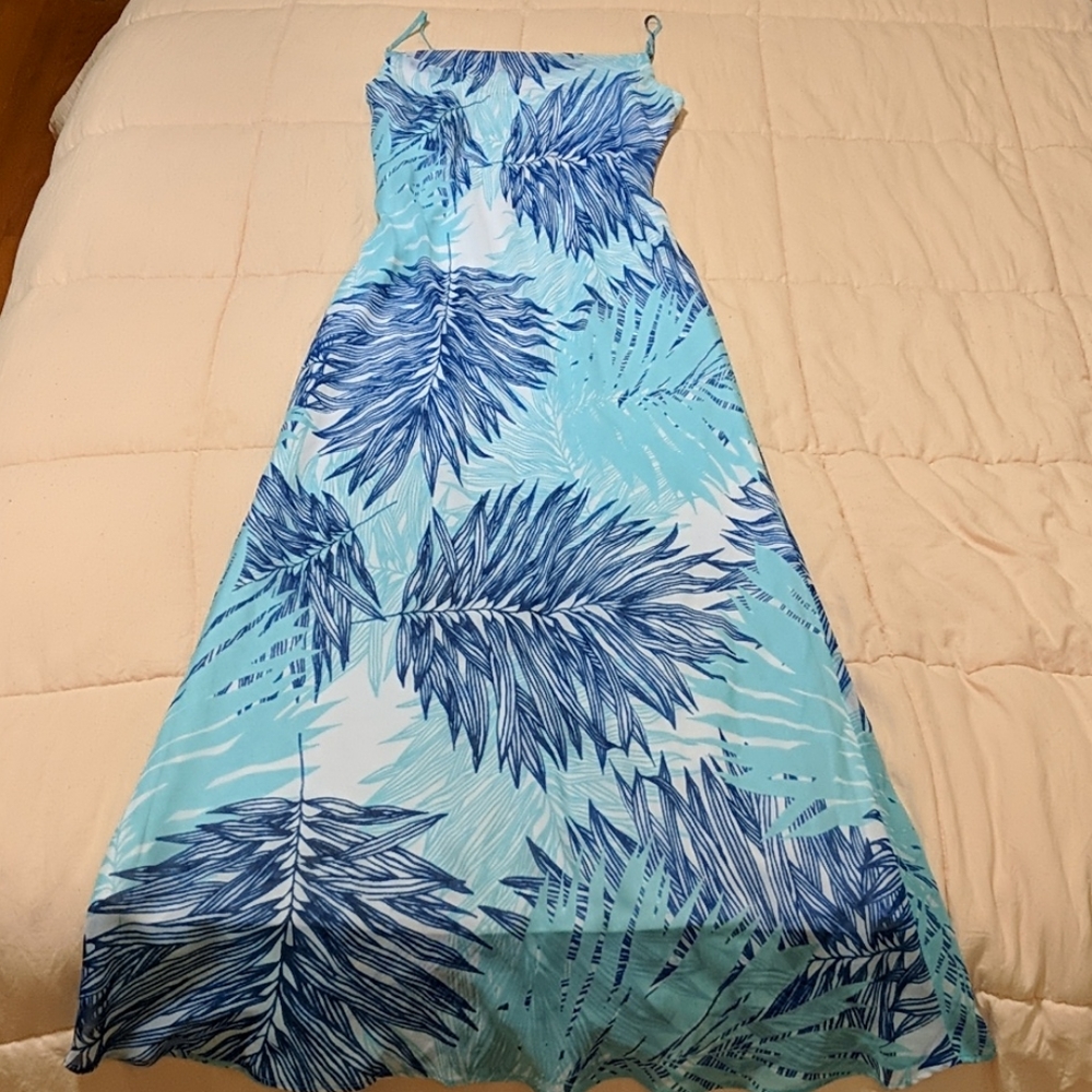 Calvin Klein Blue Maxi Dress